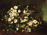 Gustave Courbet Apple Tree Branch in Flower Germany oil painting artist